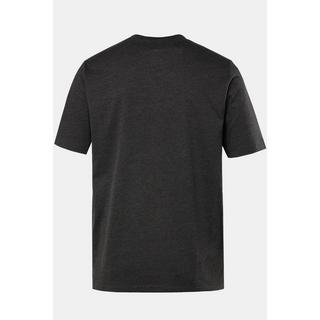 JP1880  T-shirt basic con scollo a V antracite mélange 