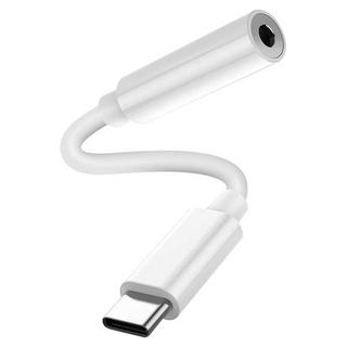 Avizar  USB-C / 3.5mm Klinkenadapter Weiß 