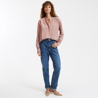 La Redoute Collections  Bluse mit Stehkragen und langen Ärmeln 