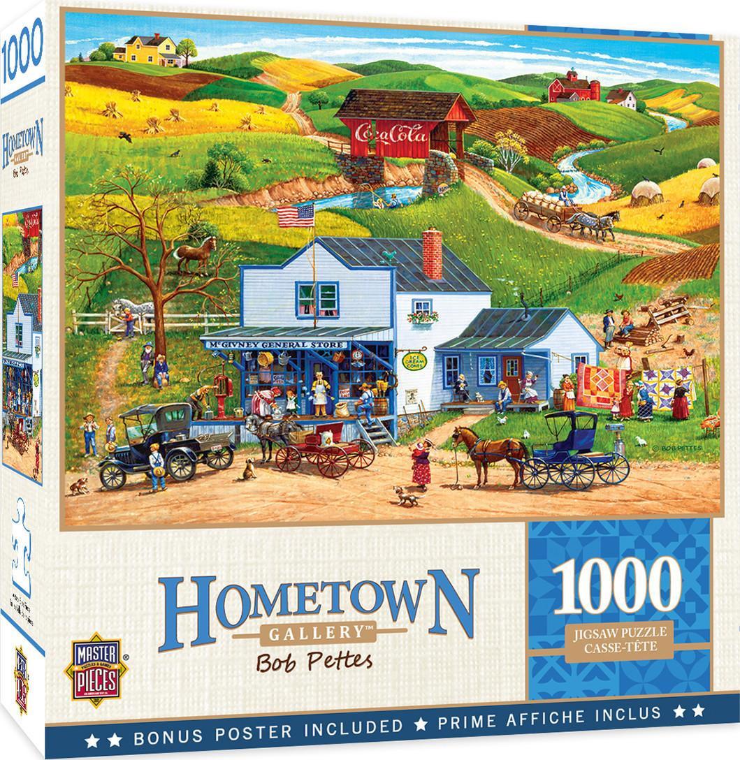 Masterpieces  Masterpieces Puzzle Hometown Gallery McGiveny's Country Store Puzzle 1000 pieces 