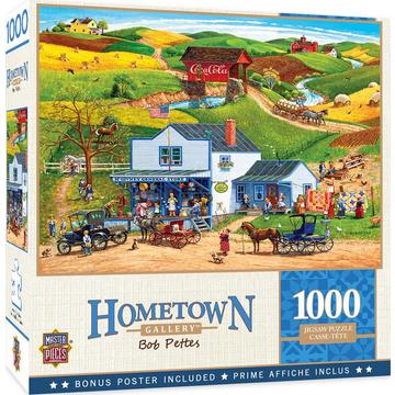 Masterpieces Puzzle Hometown Gallery McGiveny's Country Store Puzzle 1000 pieces