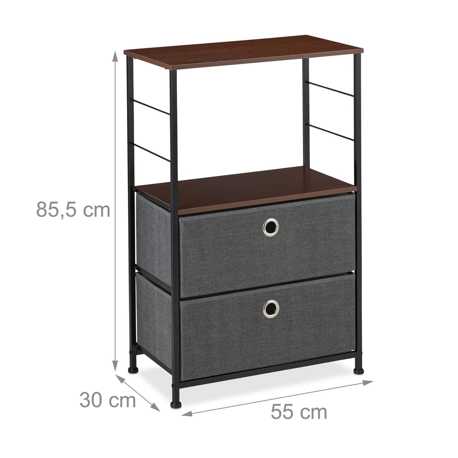 B2X Commode avec 2 paniers pliables  