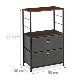 B2X Commode avec 2 paniers pliables  