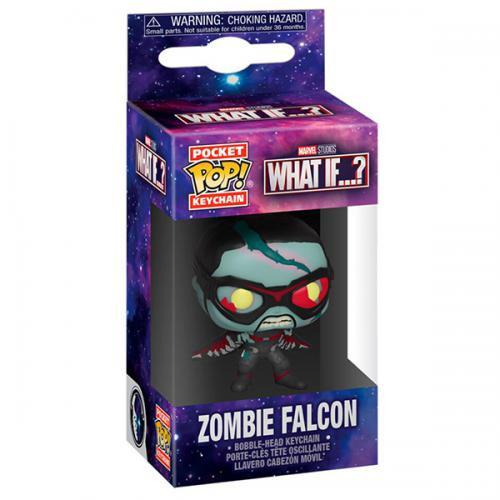 Funko  Portachiavi Funko Pop ! What If - Zombie : Falcon 