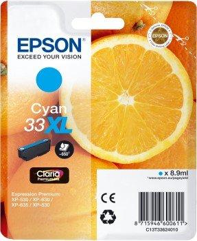 EPSON  Singlepack 33XL Claria Premium Ink - cyan 