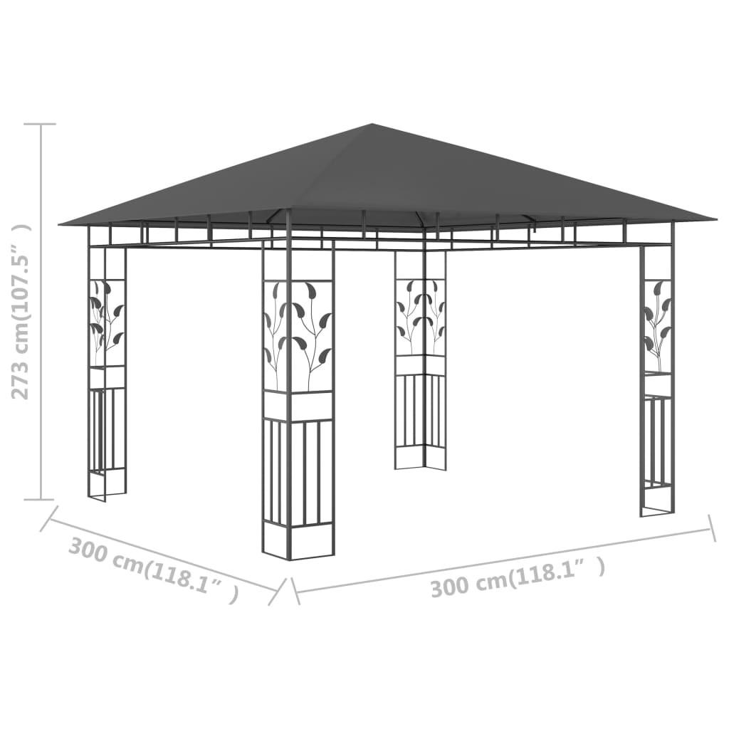 VidaXL gazebo Tessuto  