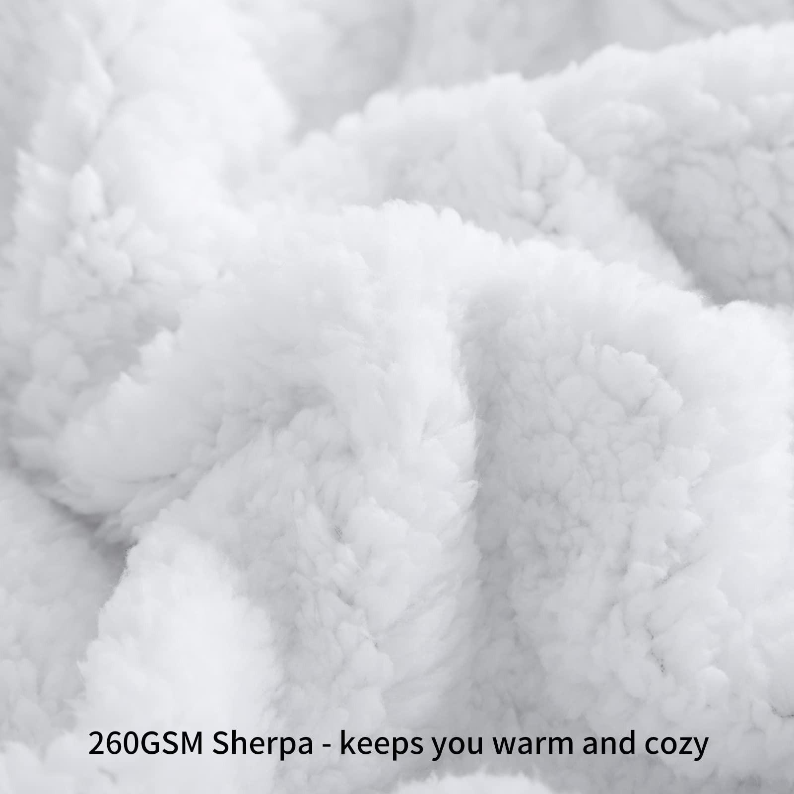 Alopini Coperta in Pile Sherpa Soffice  