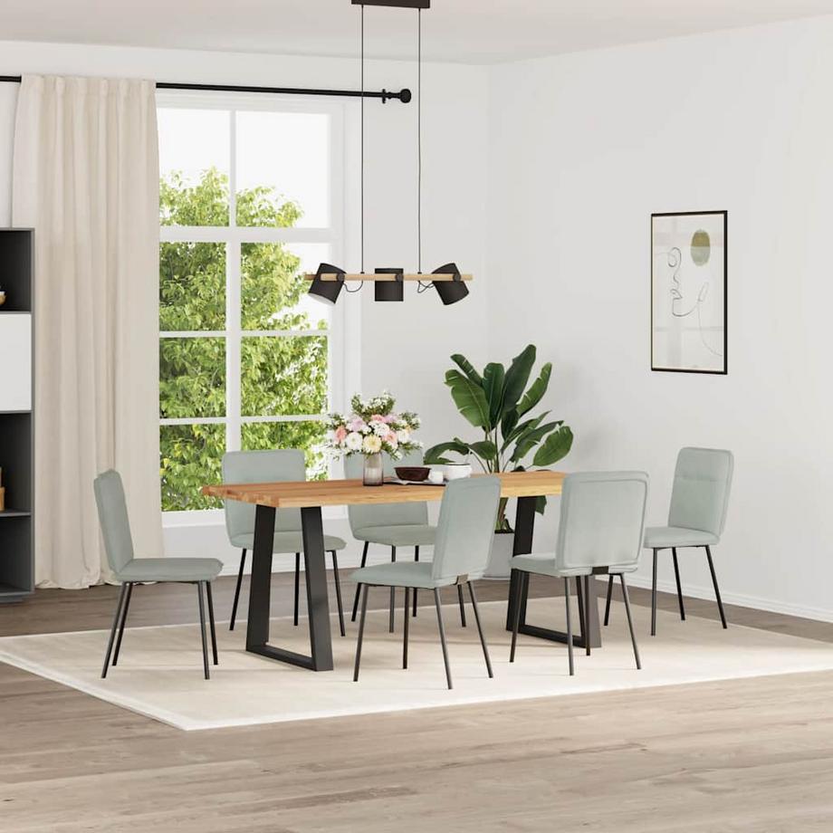 VidaXL sedia da pranzo Velluto  