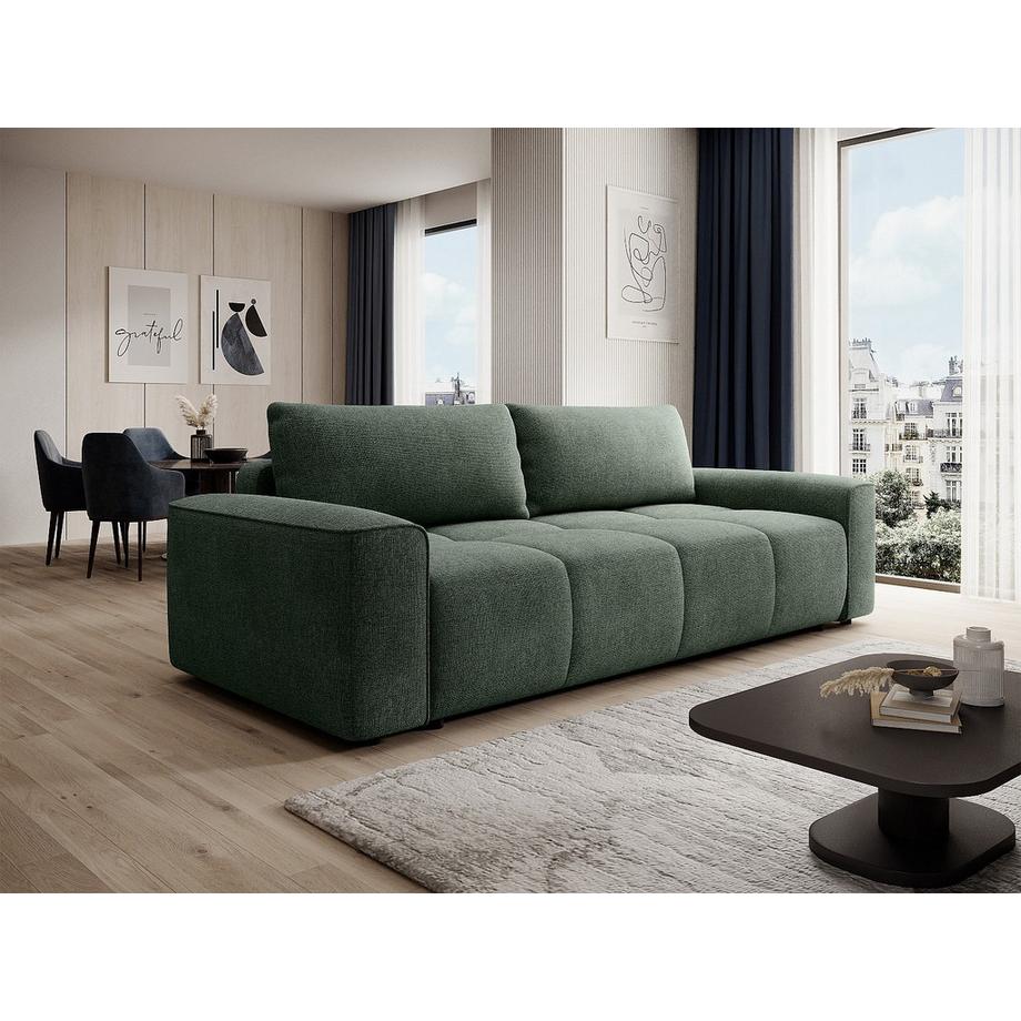 Vente-unique Canapé convertible polyester 4 places MINTURNO  