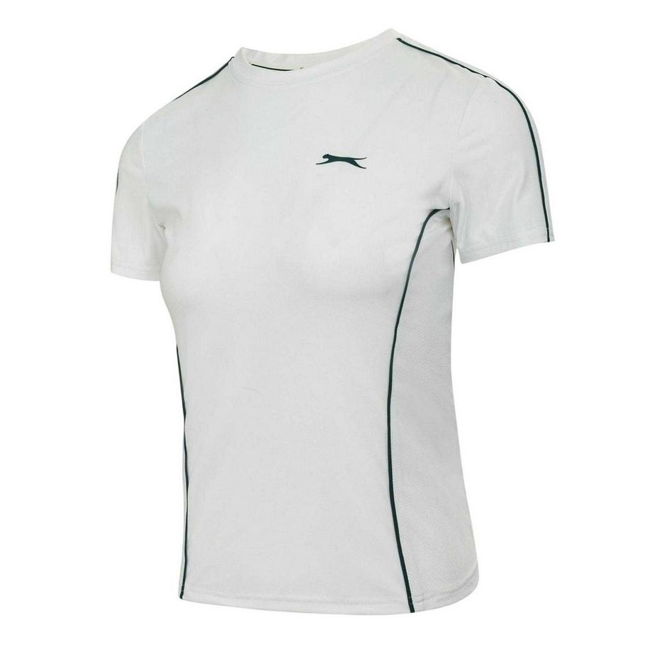 Slazenger Tennis T-Shirt mit Kontrastpaspel  