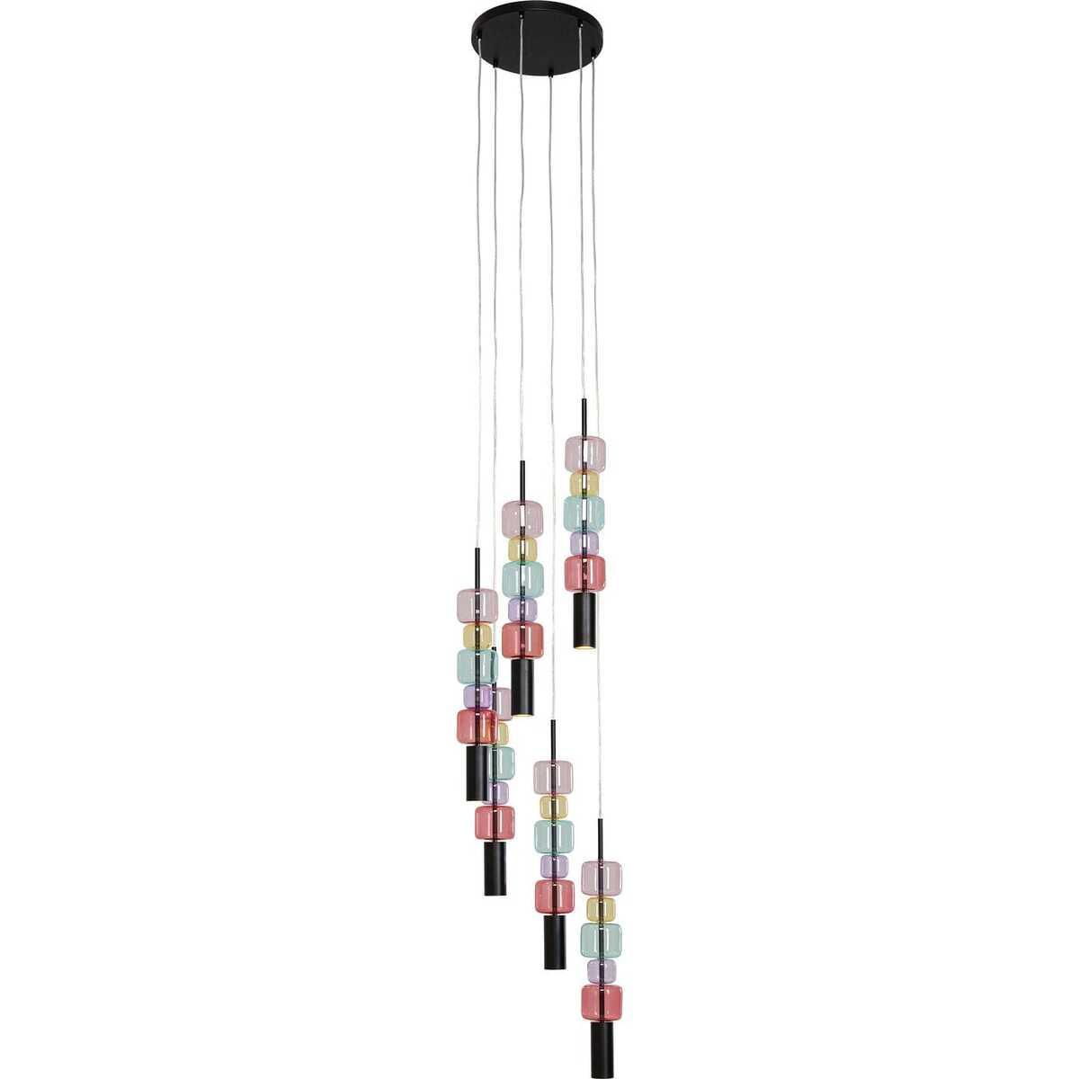 KARE Design Lampe à suspendre Candy Bar Colore ronde 41  