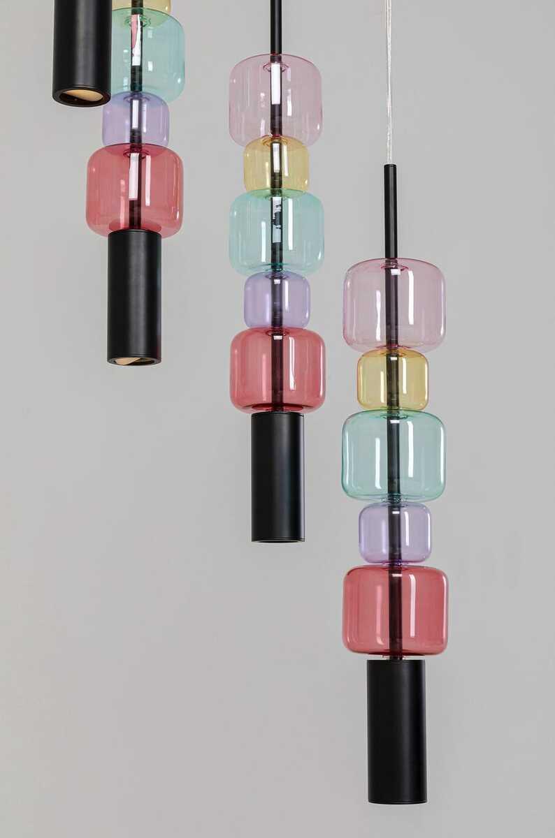 KARE Design Lampe à suspendre Candy Bar Colore ronde 41  