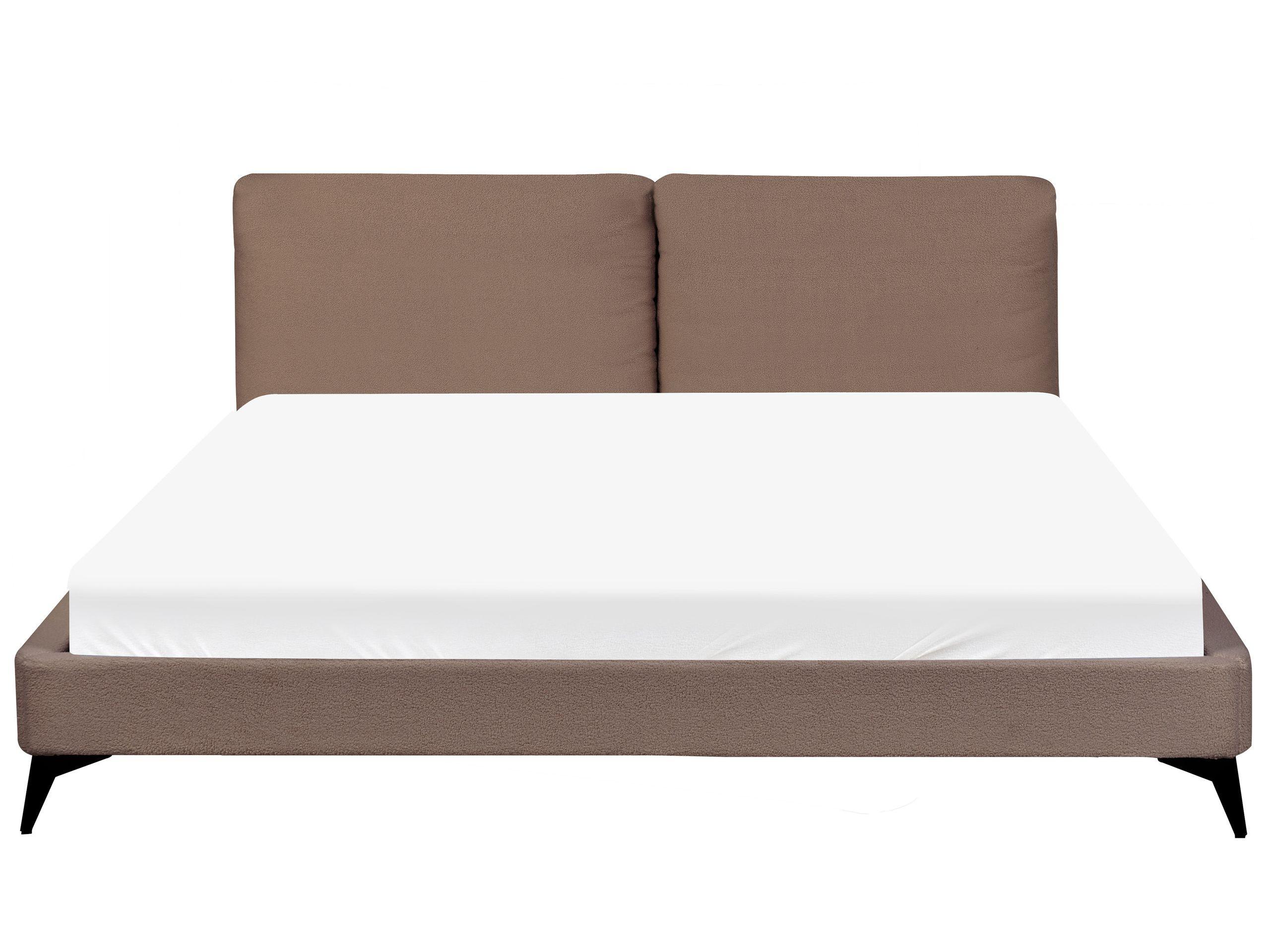 Beliani Letto en Bouclé Scandinavo MELLE  