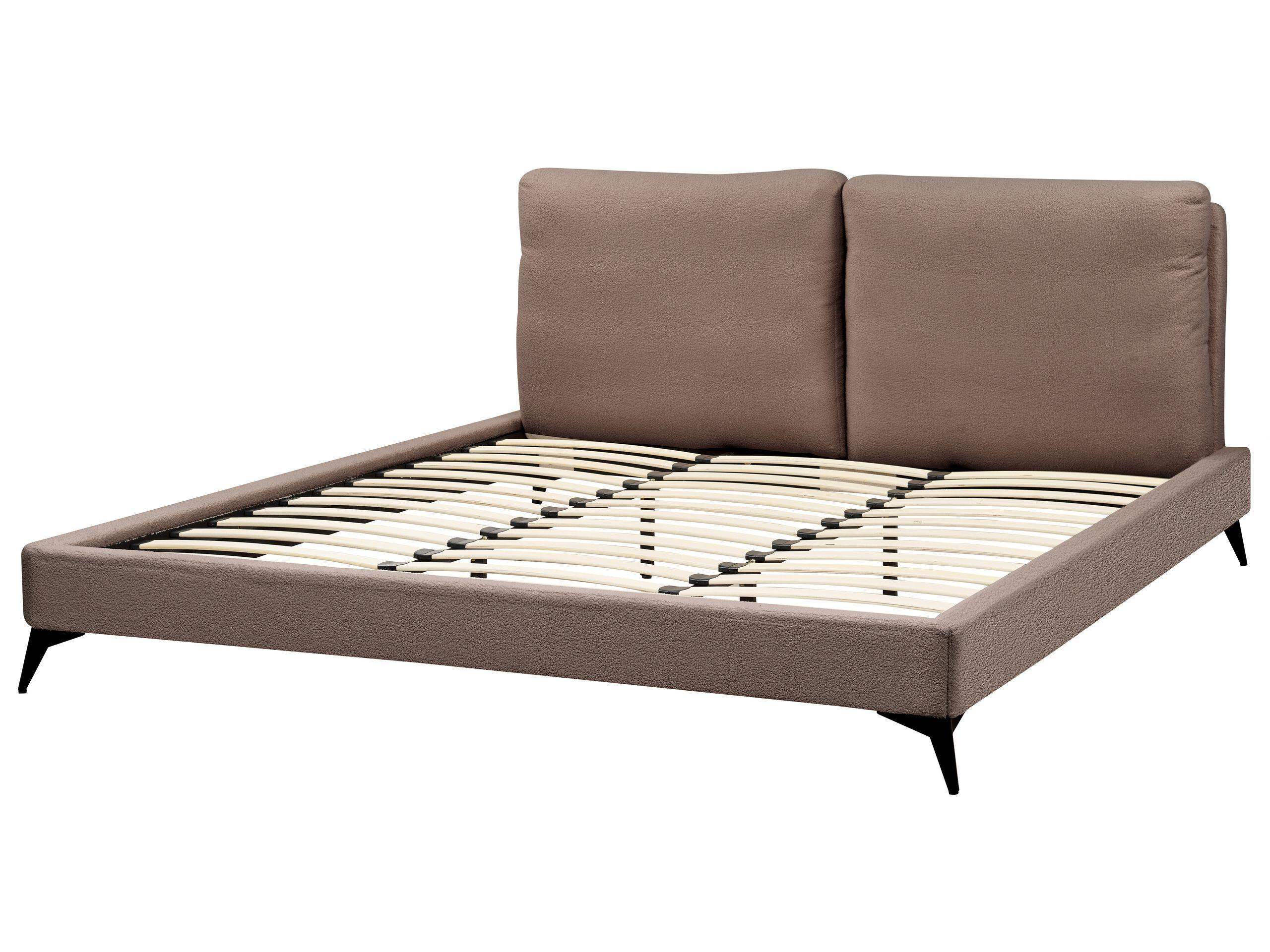 Beliani Letto en Bouclé Scandinavo MELLE  