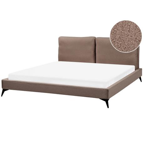 Beliani Letto en Bouclé Scandinavo MELLE  