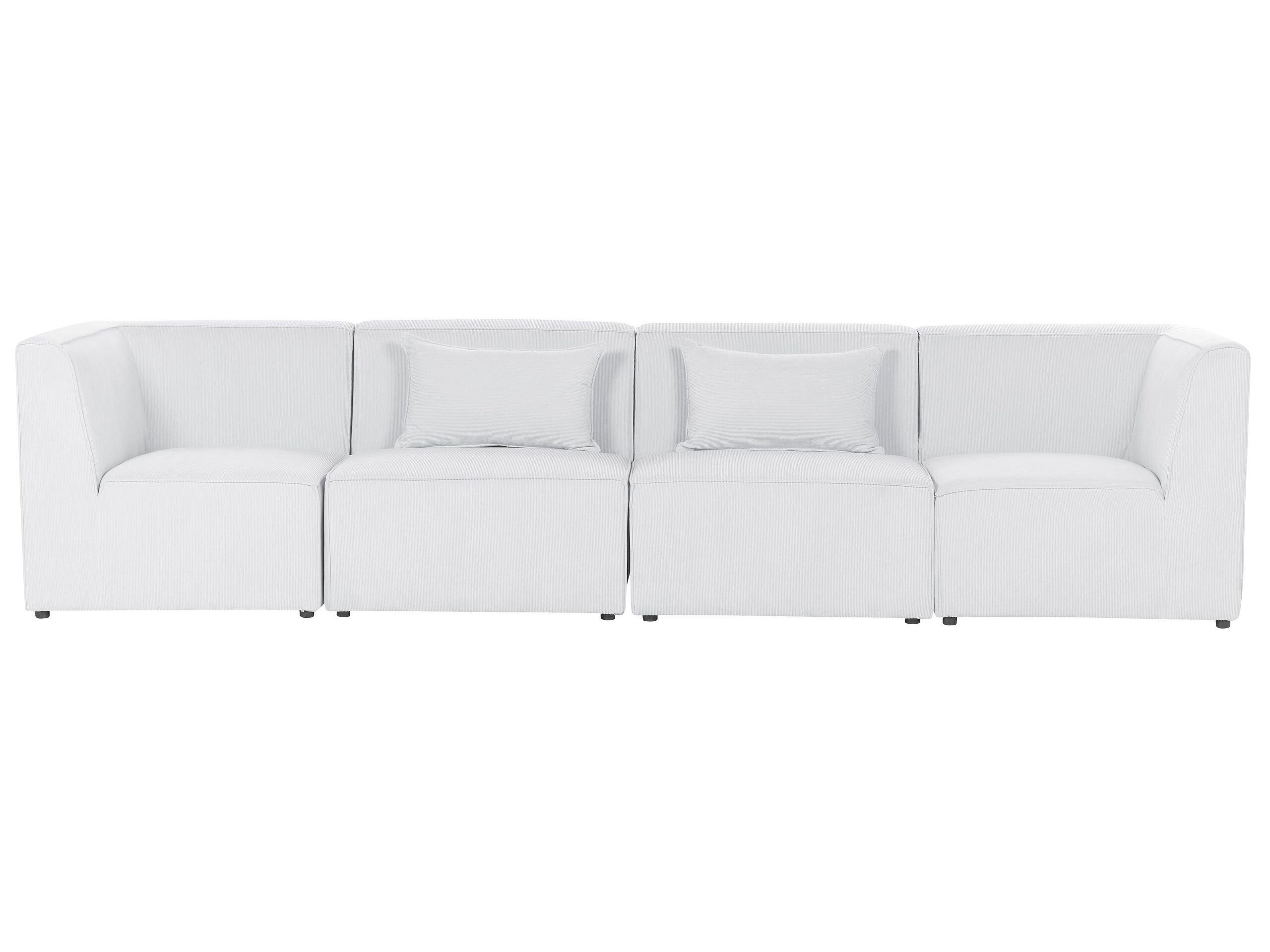 Beliani Modulsofa aus Cord Modern LEMVIG  