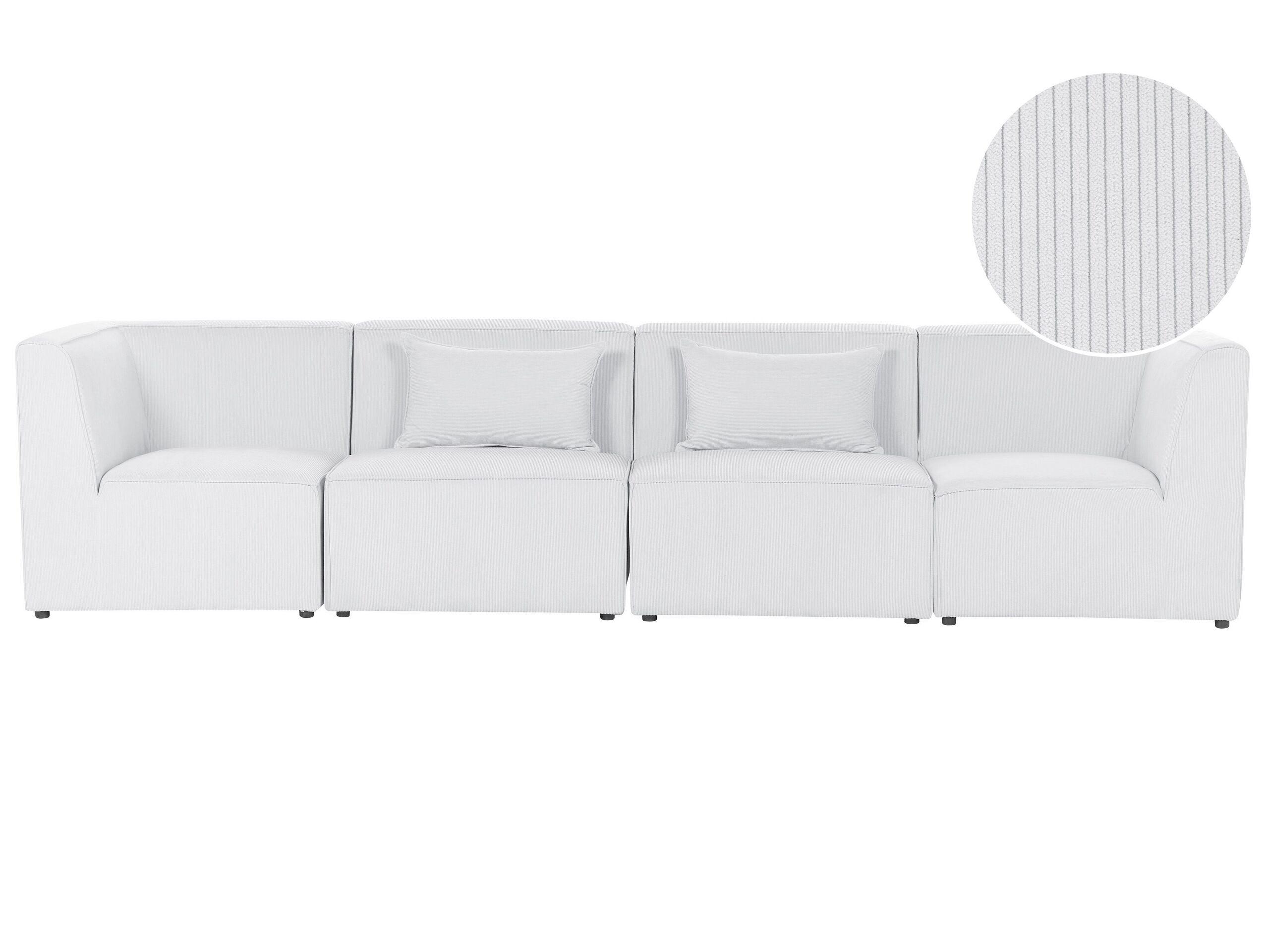 Beliani Modulsofa aus Cord Modern LEMVIG  