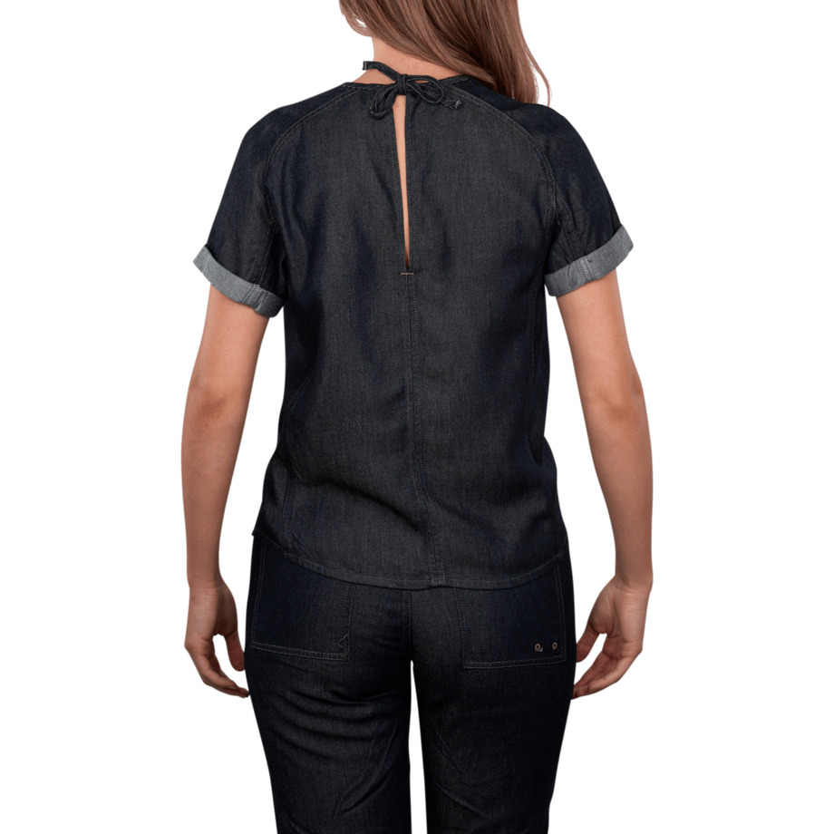 G-STAR Denim T-Shirt mit Rückenbinde  