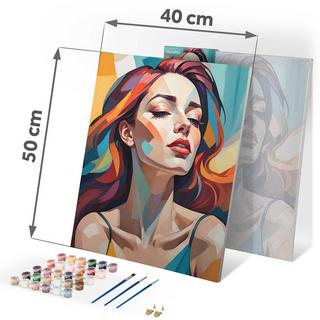 B2X Malen nach Zahlen 40x50 cm Massido Porträt einer Frau  