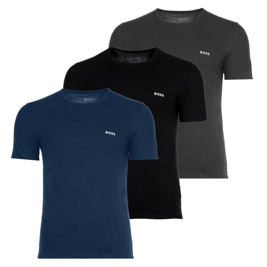T-Shirt  3er Pack Bequem sitzend-T-Shirt RN 3P Classic