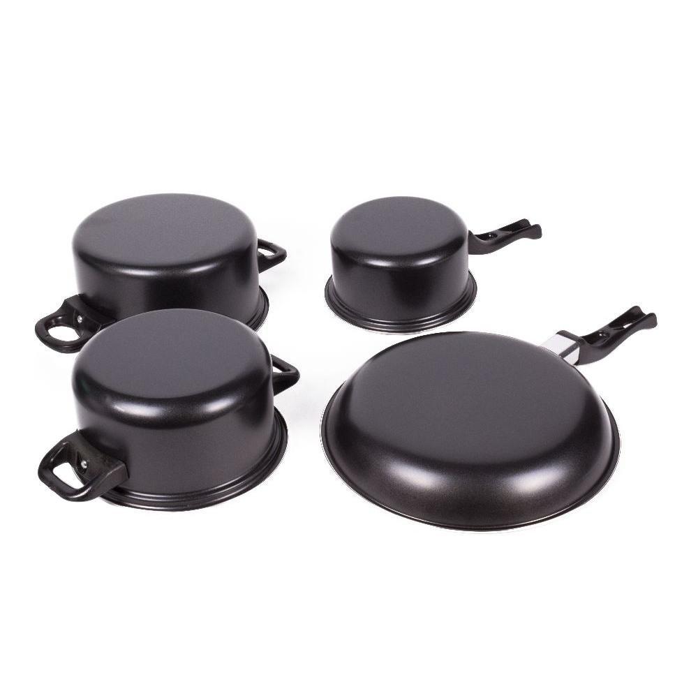 eStore Set di pentole, 4 parti - Benson - Nero  