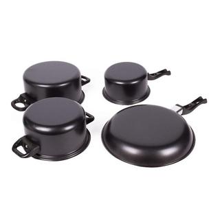 eStore Batterie de cuisine, 4 pièces - Benson - Noir  