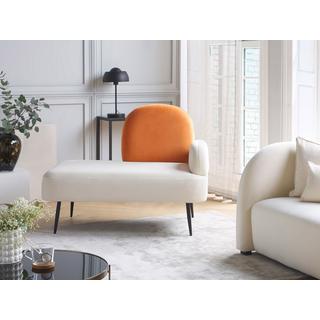 Beliani Chaiselounge (R) aus Samtstoff Modern ARCEY  