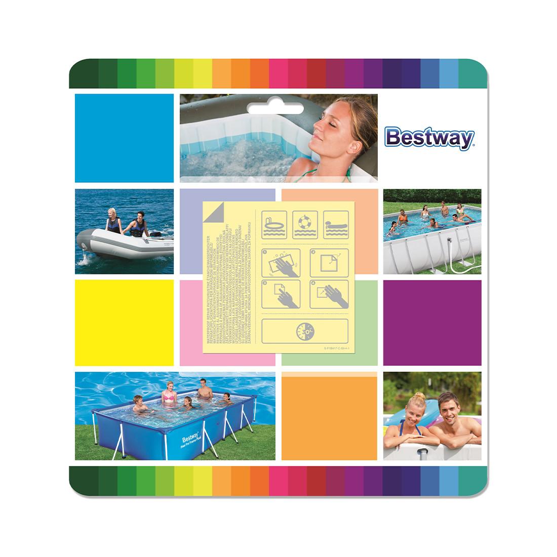 Bestway  Reparaturkit wasserfest selbstklebend 