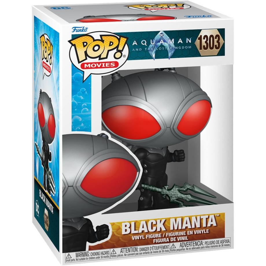 Funko  Figurine POP DC Comics Aquaman et le Royaume Perdu Black Manta 