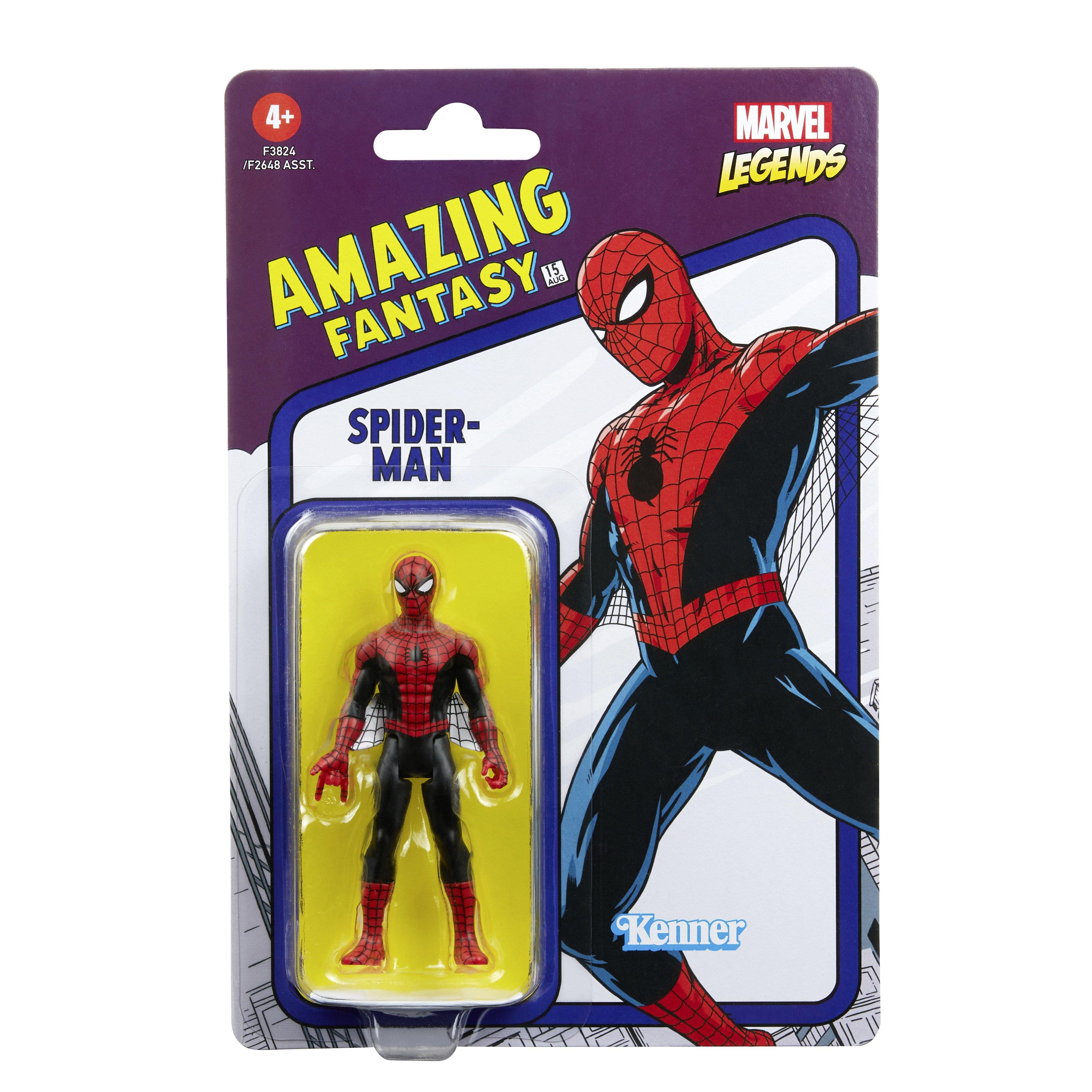 Hasbro  Marvel Legends Retro  Collection SpiderMan Actionfigur 