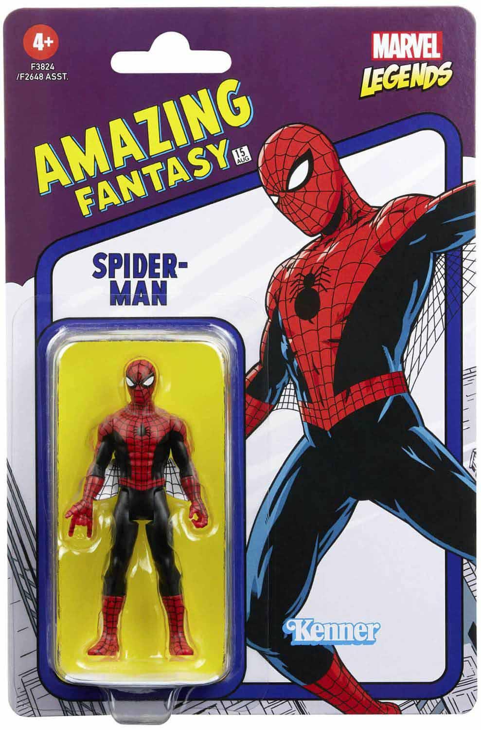 Hasbro  Marvel Legends Retro  Collection SpiderMan Actionfigur 