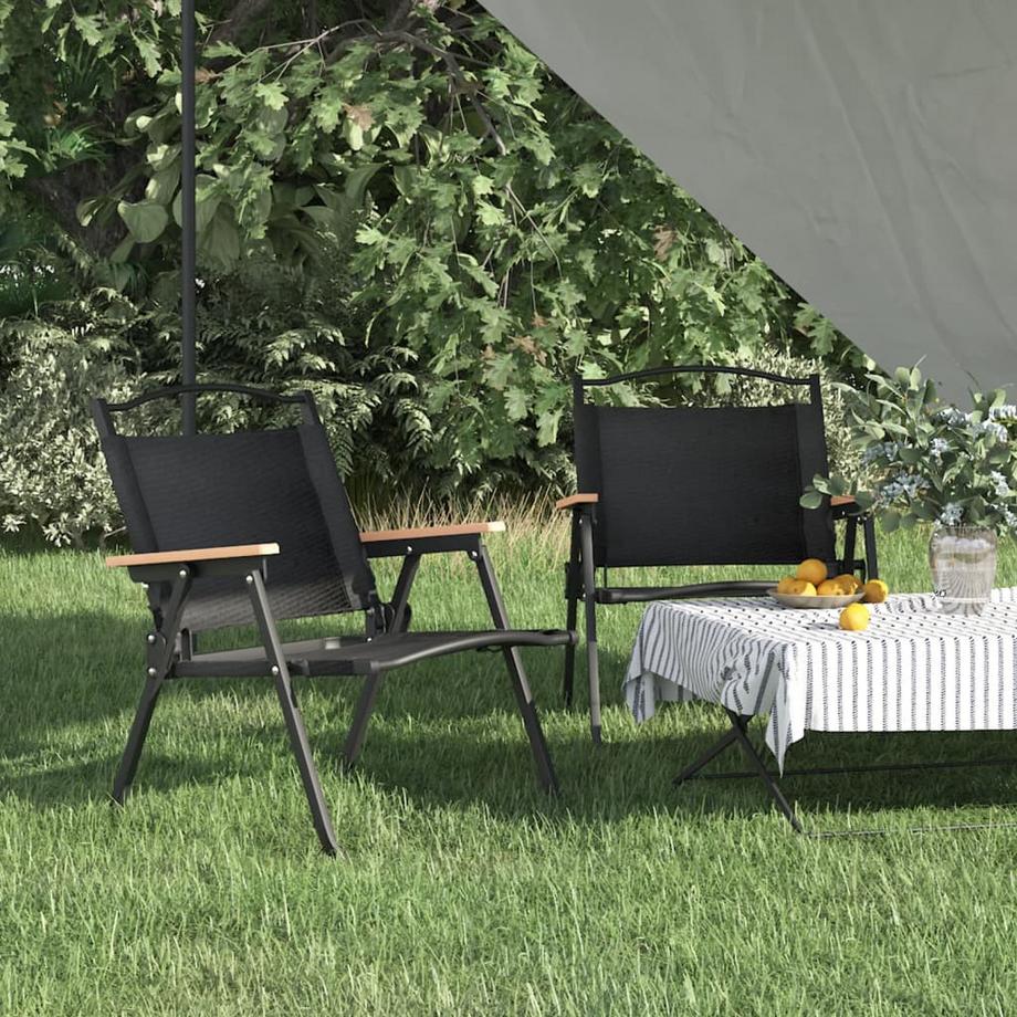 VidaXL Chaise de camping polyester  