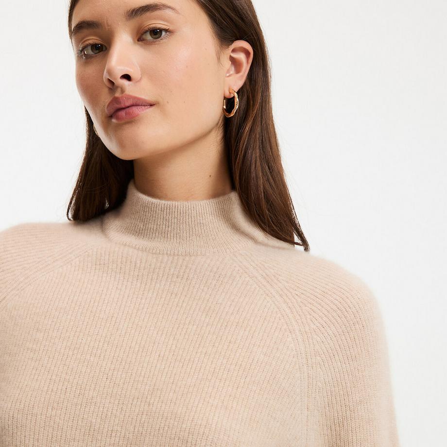 La Redoute Collections Stehkragenpullover  