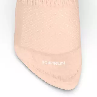 KIPRUN CHAUSSETTES DE RUNNING INVISIBLES RUN500 ROSES X2  Rose