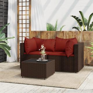 VidaXL Garten lounge set poly-rattan  