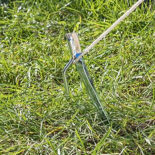 Pricenet  Picchetto 30 cm in metallo con gancio 