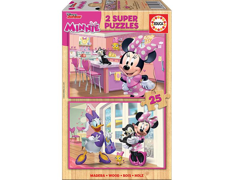 Educa  Puzzle Minnie Mouse Happy (2x25) 