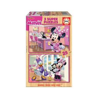 Educa  Puzzle Minnie Mouse Happy (2x25) 