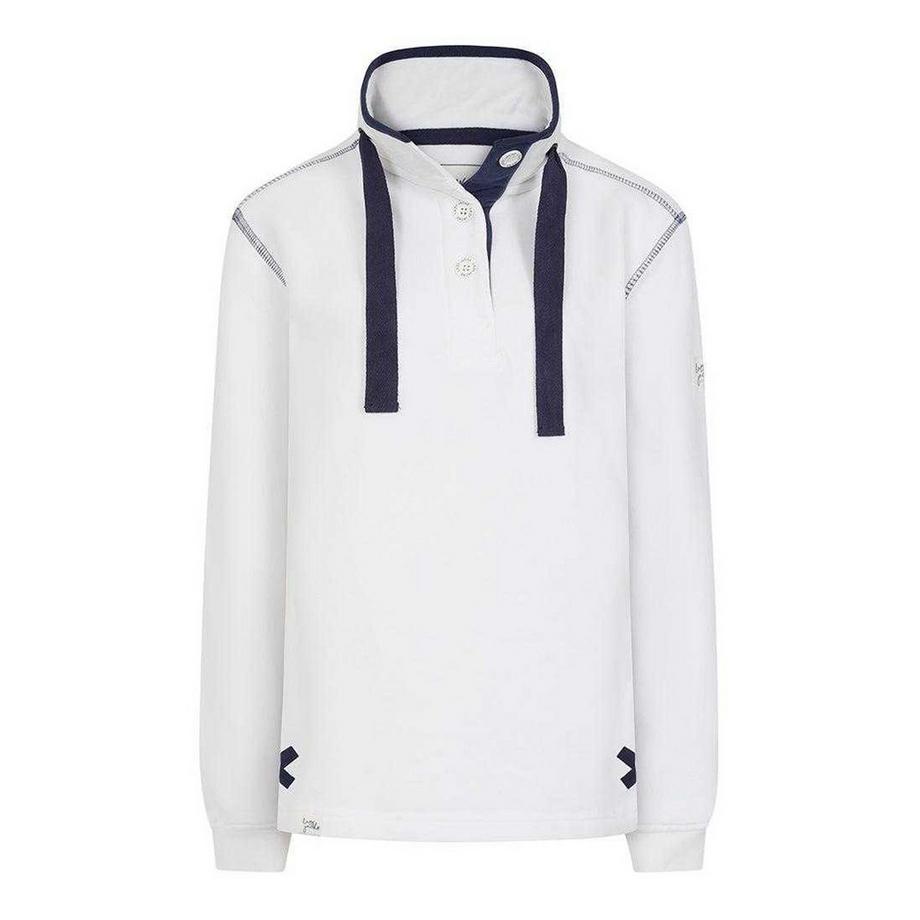 Sweatshirt  , Knopfhals