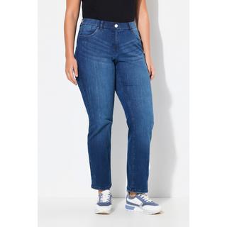 Ulla Popken  Jeans Mandy, weites, gerades Bein, Komfortbund 