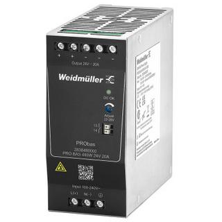 Weidmüller  PRO BAS 480W 24V 20A alimentatore per computer Nero 