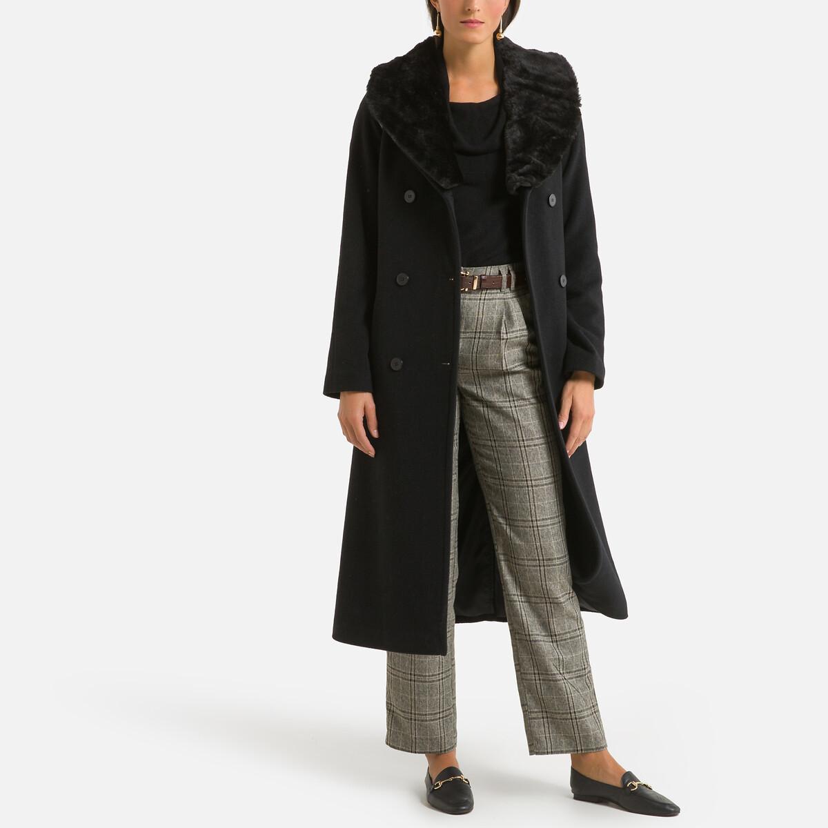 La Redoute Collections  Manteau long fermeture boutonnée 