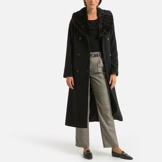 La Redoute Collections  Manteau long fermeture boutonnée 