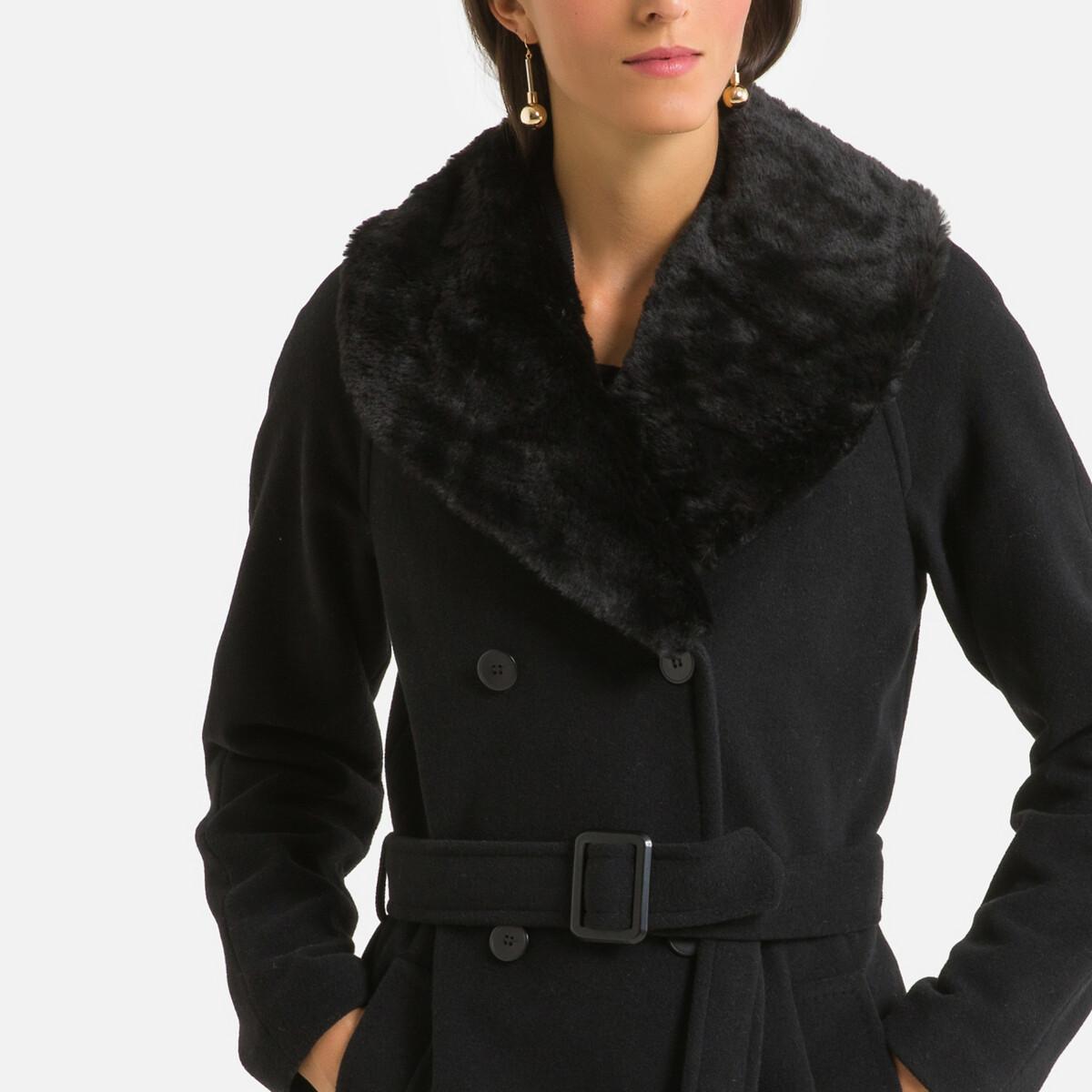 La Redoute Collections  Manteau long fermeture boutonnée 