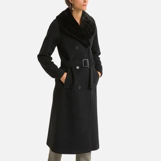 La Redoute Collections  Manteau long fermeture boutonnée 