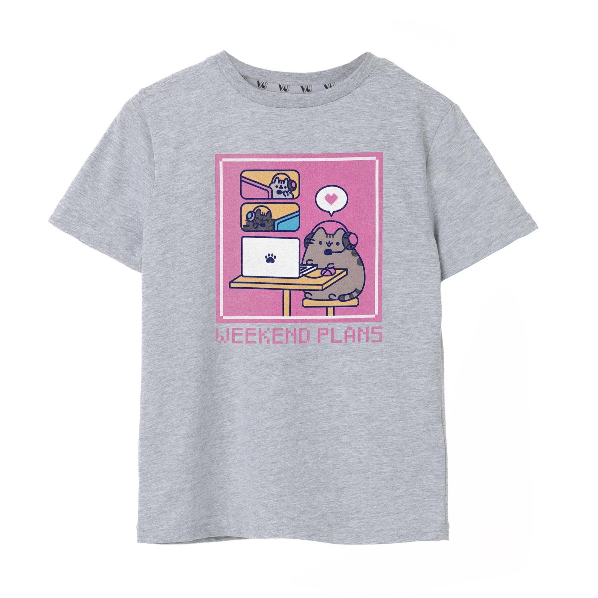 PUSHEEN  Weekend Plans TShirt  kurzärmlig 