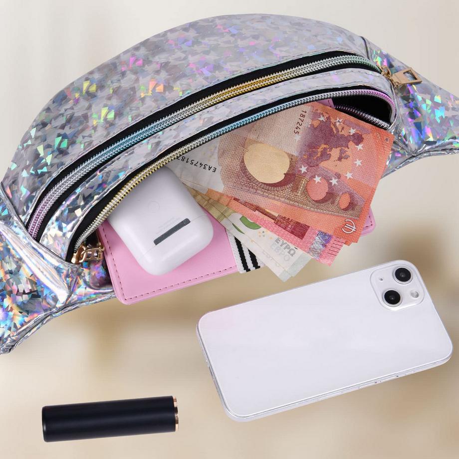 Only-bags.store Fashion Wasserdichte Gürteltasche mit 3 Fächern  