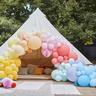Ginger Ray  Leuchtfarbener Luftballonbogen mit Waben (Luxus-Bausatz) 