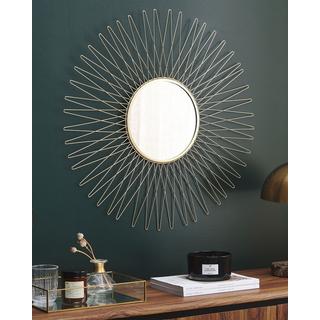 Beliani Miroir en Métal Glamour SAUMUR  