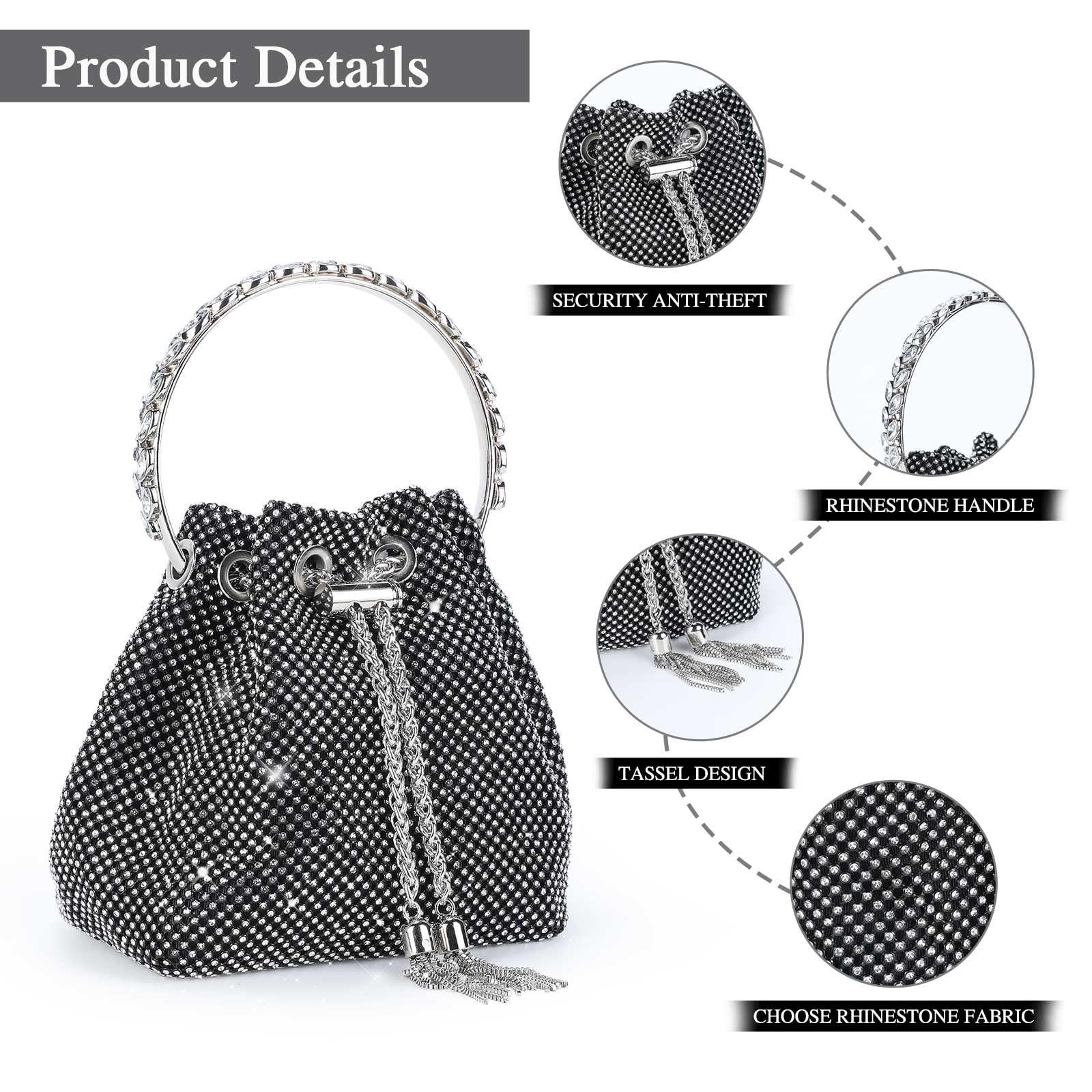 Only-bags.store Pochette soirée sac pailleté sac à bandoulière petit sac à main paillettes sac à bandoulière chaîne sac strass Pochette soirée sac pailleté sac à bandoulière petit sac à main paillettes sac à bandoulière chaîne sac strass 